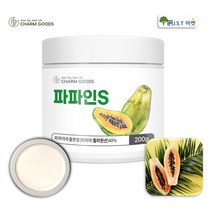 파파인 효소 단백질 분해효소 소화효소 파파야 열매 추출물 분말 가루, 200g, 1통