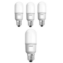 오스람 LED 스틱전구 9W, 주광색, 4개입