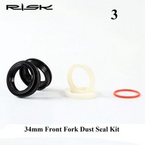 자전거 1pc 포크 오일 스폰지 오일 밀봉 폼 포크 더스트 커버 스폰지 링 o-링, 34mm 키트