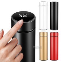 ONYOU 보온보냉 LED 온도표시 보온병 스텐 텀블러 물병 영유아 수유, LED_온도표시Tumbler(레드)