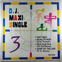 (중고LP)(45RPM) DJ MAXI SINGLE VOL.3 1990년 발매 라이센스 (자켓 입구 하단 5CM 파손. 음반 상태 A)