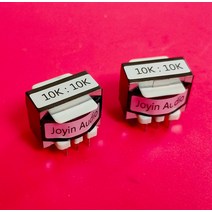 R3 사전 력 소 단일 종단-평형 신호 절연 10K: 10K 퍼멀로이 오디오 트랜스포머, 한개옵션0