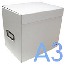 기타 바보사랑[로얄오피스]무지 제안서 박스 A3-은색손잡이 1set-4개, 상세 설명 참조