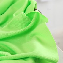 [러브원단] 땀차지않고 시원한 여름체육복 형광쿨맥스원단(색상선택), 형광그린