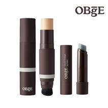 오브제 파운데이션 올인원 남성 내추럴 커버 13g + 무드 체인지 립밤, 2호 베이지 + 립밤