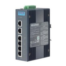 어드밴텍 EKI-2526PI-AE 4FE PoE and 2FE Unmanaged Ethernet Switch IEEE802.3af 48VDC -40 75℃