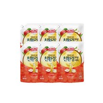 애경 트리오 담은 발효식초 애플 주방세제 1.2L리필 6개