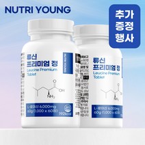 뉴트리영 류신 단백질 프리미엄 정 1000mg, 60정, 4통