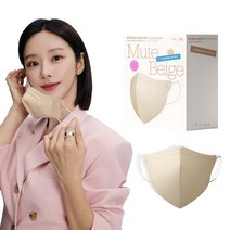 누이누아 아이테라 라이트핏 컬러마스크 중형, 25매입, 1개, 뮤트베이지(M)