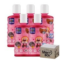 애경 2080 키즈가글 250ml 딸기향 어린이 가글, 5개