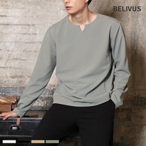 빌리버스 BELIVUS 남자 티셔츠 BCM006 남성 무지 기본 긴팔