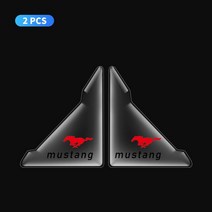 자동차 도어 코너 커버 범퍼 충돌 스크래치 보호기 2 개 포드 머스탱 셸비 GT 코브라 Mujer 2018, 01 2PCS