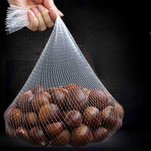 과일 그물망 밤 호두 그물 봉지 과수원 농사 100개, 30cm 네트백  버클 없음 100 하얀색