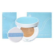 블랑디바 워터벨벳 쿠션 본품13g+리필13g(세트) 4종, 21호 바닐라 본품13g+리필13g(세트)