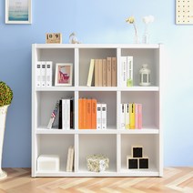 가로형 1200 9칸 낮은책장 책꽂이 오픈수납장, 메이플