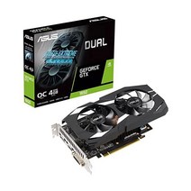 ASUS 듀얼 NVIDIA GeForce GTX 1650 OC 에디션 그래픽 카드(PCIe 3.0 4GB GDDR6 HDMI 2.0 DisplayPort 1.4a IP5X 방진 A