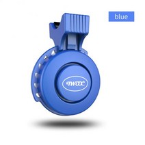 자전거 벨 전자 TWOOC 경적 USB Rechargable 경보 스쿠터 사이렌 트럼펫 오디오 4 모드 경고 음색 Bicicle, 러시아, Blue Bell