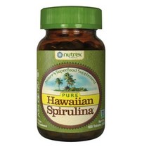 뉴트렉스하와이 퓨어 하와이안 스피룰리나 퍼시피카 500mg 타블렛 비건 글루텐 프리, 100개입, 5개