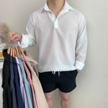 남자린넨셔츠 세미오버핏 오픈카라 남방