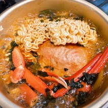 속초 중앙시장 홍게라면 밀키트 해장 라면맛있게끓이는법