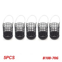Hirisi-잉어 낚시 태클 피더 케이지 라운드 거친 도구 방법 20g 30g 40g 60g 70g 10 피스, [01] Assorted 10pcs