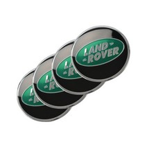 자동차 휠 센터 허브 캡 엠블럼 스티커 랜드로버 레인지로버 스포츠 이보크 디스커버리 3 4 5 프리랜더용, 01 For Land Rover Green