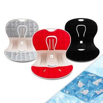 좌식의자 등받이좌식의자 앉은뱅이의자 시원한 쿨매트 쿨베게 증정 행사, 그레이