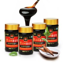 TV홈쇼핑 고려6년근 홍삼정 프리미엄 골드 240g 4병/240g 8병/홍삼 인삼 건강식품 영양제 홍삼농축액 부모님 효도 설날 추석 명절 어버이날 생신 생일 선물, 4병