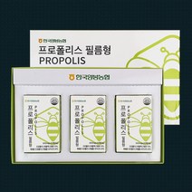 한국양봉농협 국내산 수용성 무알콜 프로폴리스 필름형 영양제, 20매
