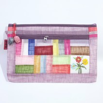 이도 좋은길 전통 조각 모시 파우치 주머니 부모님 외국인 단체 선물 기념품 답례품