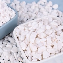 하얀 자갈 백자갈 돌 1kg [3size 조약돌 화분 어항 인테리어], 0.9-1.2cm