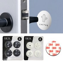 잇즈타임 심플 문콕방지쿠션 도어가드 도어쿠션 문쾅방지 방문콕 4P, 블랙4P, 4개