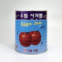 딸기잼 우림 3kg 캔 대용량 업소용, 3개