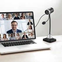 WCM-07 WEB CAM+MIC 라이브방송카메라 pc카메라녹화프로그램 화상회의용웹캠 선생님 유튜브촬영용카메라