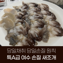 [특품선별] 내장까지 싹 제거한 오동통 여수 손질 새조개, 특품 500g