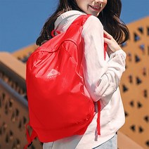 [사백몰] 플레이킹 초경량 폴딩 백팩(레드)
