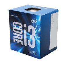 인텔 코어 i3-6300 코어 i3 6 세대 Skylake 듀얼 코어 3.8 GHz LGA 1151 65W 인텔 HD 그래픽 530 데스크탑 프로세서 BX80662I36300, i3 7100