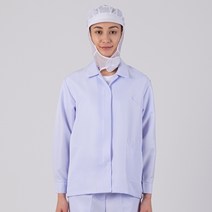 모던위생복 식품위생복 위생복상의 MD-1317S HACCP위생복 여자 위생복 식품공장 위생작업복, 화이트