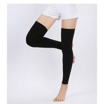 무릎보호대 무릎토시 무릅토시 여성용발토시겨울 여름용무릎시림보온무릎토시, 실리콘없음[52cm]블랙