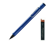 LAMY 사파리 샤프 블루 + 샤프심 랜덤발송 세트, 0.5mm, 8세트