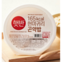 햇반 현미귀리곤약밥, 24개, 150g