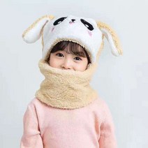 트래퍼햇 방한모자 귀달이모자 모자머플러 유아털모자 아동 카카푸푸 귀여운 털모자, KT10