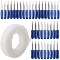 60도 깊은 컷 블레이드 + 커터 플로터 보호 가드 스트립 Cricut 메이커에 대한 항공 / 에어 2 커팅 플로터를 탐색, 보여진 바와 같이, 하나