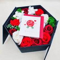 스토리빙 플라워 용돈박스 감사카드, 블랙