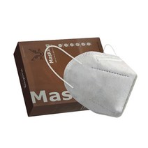 구리 이온 바이러스 사멸 마스크 새부리형 중형 30매, 1개