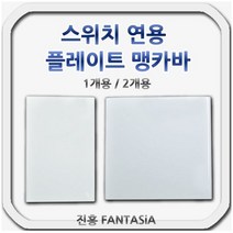 진흥 FS 스위치 커버 연용 블랭크 플레이트 맹카바, 1개용