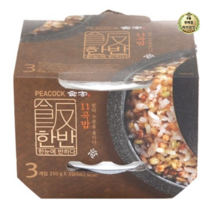 라이브잇 피코크 한반 11곡밥 즉석밥, 210g, 33개입
