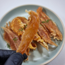 복진이네 강아지 수제간식 말랑한 반건조 닭 안심 져키 육포 100g 3개, 100g x 3