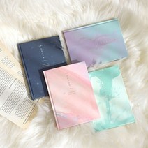 [RA㏓] 마음기록함 노트 메모 다이어리수첩 기록함 함노트 디자인 다용도 ▷_§Ea, §§_4.깊어지는마음(보라)