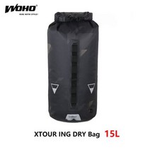 [해외]WOHO BIKEPACKING 방수 핸들바 가방 MTB ROAD TRAVEL BIKE GRAVEL BIKE BAGS용 하네스 사이드백, 15L핸들바 드라이백